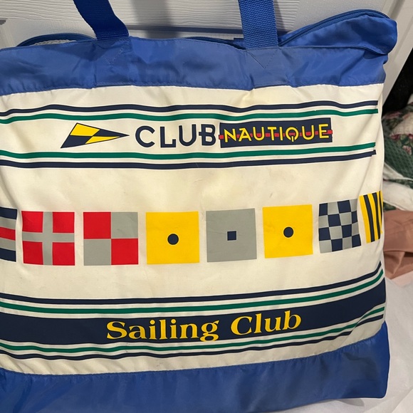 Club Nautique Nylon sailing club tote - Picture 1 of 5